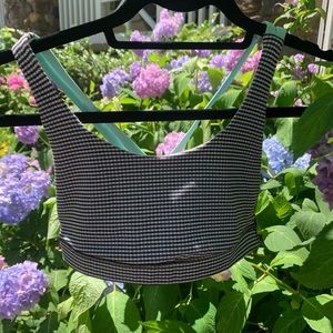 Lululemon Gingham Sports Bra